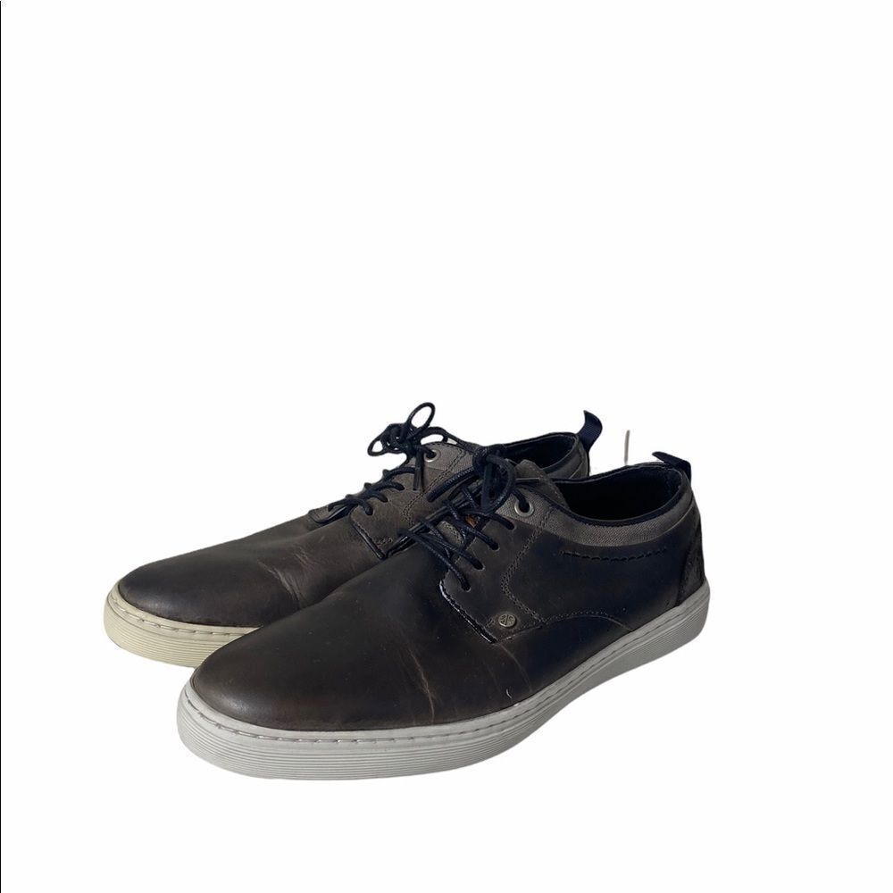 Bull Boxer leather sneakers charcoal